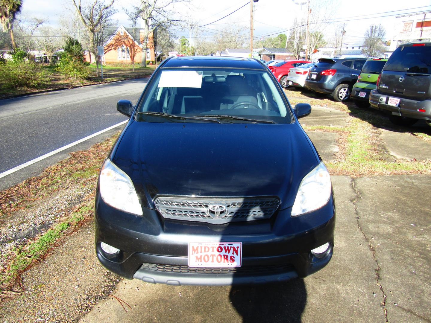 2008 Black Toyota Matrix 2WD (2T1KR32E58C) with an 1.8L L4 DOHC 16V engine, Automatic transmission, located at 15016 S Hwy 231, Midland City, AL, 36350, (334) 983-3001, 31.306210, -85.495277 - Photo#1